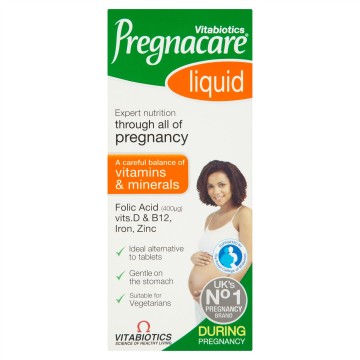 Kujdesi ushqyes i lëngshëm për shtatzëninë Vitabiotics Pregnacare 200 ml