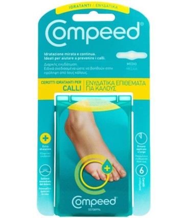 Compeed Ενυδατικά Επιθέματα Για Κάλους Μεσαία 6τμχ Compeed Ενυδατικά Επιθέματα Για Κάλους Μεσαία 6τμχ