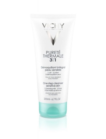 Vichy Purete Thermale Integral 3 в 1, эмульсия для очищения и снятия макияжа 200 мл