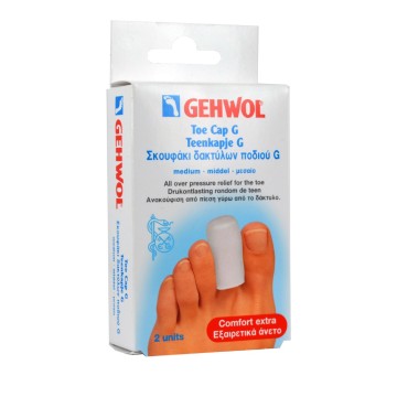 Gehwol Toe Cap G Medium Σκουφάκι Δακτύλων Ποδιού G 2τμχ Gehwol Toe Cap G Medium Σκουφάκι Δακτύλων Ποδιού G 2τμχ