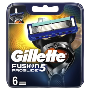 Gillette Fusion5 ProGlide Razor Blades, 6 Spares
