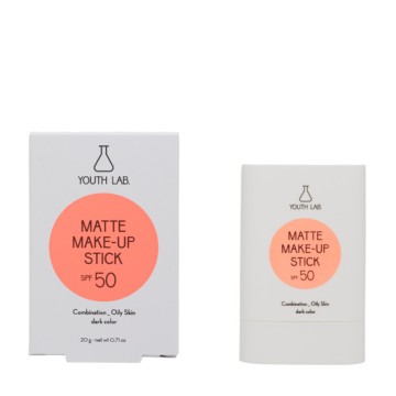 Youth Lab. Matte Make-Up Stick Dark Color SPF50, 20g Youth Lab. Matte Make-Up Stick Dark Color SPF50, 20g
