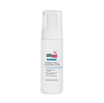 Sebamed Clear Face Mousse nettoyante antibactérienne, mousse nettoyante pour peaux acnéiques/grasses, 150 ml