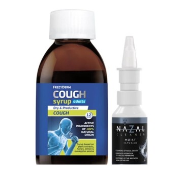 Frezyderm Promo Cough Syrup Adults 182g & Nazal Cleaner Moist 30ml