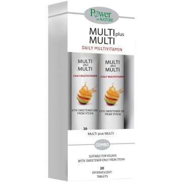 Power of Nature Promo Multi Multi Stevia, 2x20 Αναβράζοντα Δισκία