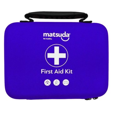 Kit de premiers secours Matsuda, sac bleu pour premiers secours