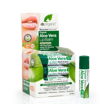 Balsam buzësh Doctor Organic Aloe Vera 5,7ml