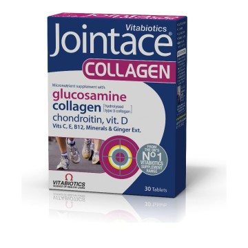 Vitabiotics Jointace Collagen, Γλυκοσαμίνη, Χονδροϊτίνη, Κολλαγόνο ... Vitabiotics Jointace Collagen, Γλυκοσαμίνη, Χονδροϊτίνη, Κολλαγόνο ...