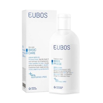 Huile de bain moussante Eubos, 200 ml