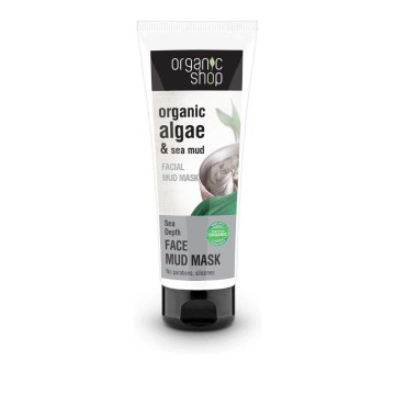 Natura Siberica-Organic Shop Facial Mud Mask Sea Depth, Μάσκα Προσώ...