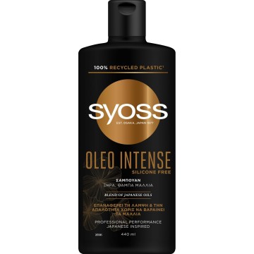 Syoss Oleo Intense Σαμπουάν για Ξηρά, Θαμπά Μαλλιά 440ml