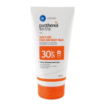Panthenol Extra Sun Care Face & Body Milk SPF30, Αντηλιακό Γαλάκτωμα Προσώπου/Σώματος 150ml