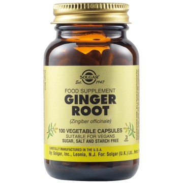 Solgar Ginger Root, 100 Vegetable Capsules Solgar Ginger Root, 100 Vegetable Capsules