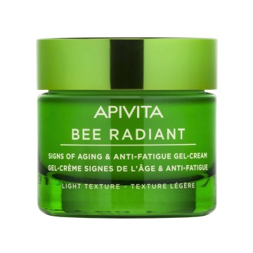 Apivita Bee Radiant Peony Texture leggera, Crema-Gel per segni di invecchiamento e aspetto rilassato Texture leggera 50 ml