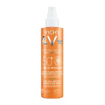 Vichy Captial Soleil Cell Protect, Емулсионен спрей SPF50+ за деца с фина течна текстура 200 мл