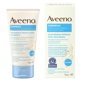 Aveeno Dermexa Fast & Long Lasting Itch Relief Balm Балсам за бързо и дълготрайно облекчаване на сърбежа, 75 ml