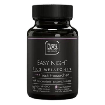 Pharmalead Easy Night Plus Supplément Sommeil Mélatonine 30 gélules
