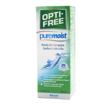 Opti-Free Pure Moist, solution de double désinfection avancée 300 ml