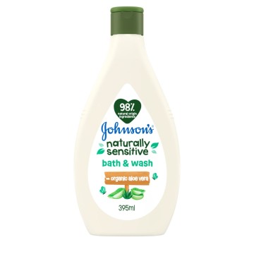 Johnsons Naturally Sensitive Head-to-toe Wash 395ml