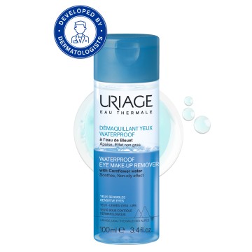 Uriage Waterproof Eye Make-Up Remover, Διφασικό Ντεμακιγιάζ Ματιών ... Uriage Waterproof Eye Make-Up Remover, Διφασικό Ντεμακιγιάζ Ματιών ...