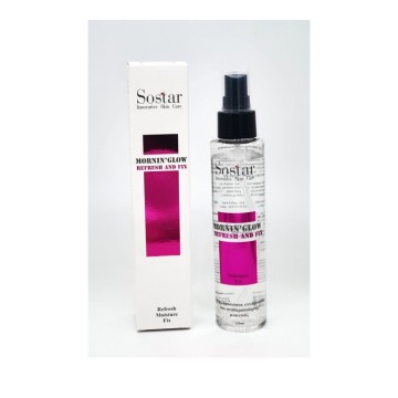 Sostar Mornin Glow Refresh and Fix Σπρέι Προσώπου Ενυδάτωσης και Στ...