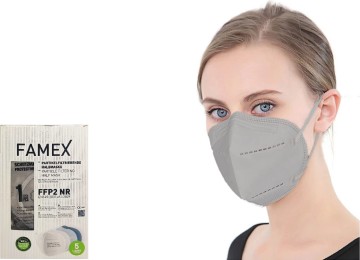Famex Mask Защитные маски FFP2 NR Grey 10 шт.