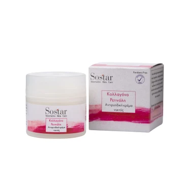 Sostar Focus Crème de Nuit Anti-Âge au Collagène et...