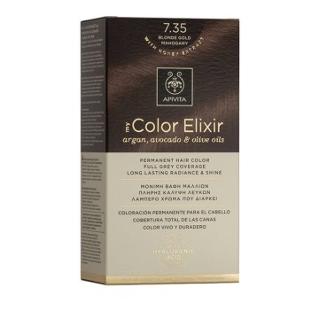 Apivita My Color Elixir 7.35 Βαφή Μαλλιών Ξανθό Μελί Μαονί Apivita My Color Elixir 7.35 Βαφή Μαλλιών Ξανθό Μελί Μαονί