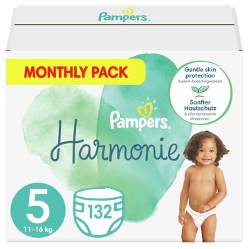 Pampers Monthly Harmonie No5 (11-16kg) 132τμχ