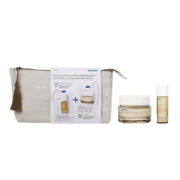 Korres Promo White Pine Menopause Essentials Crème de routine de jour 40 ml et sérum visage 15 ml
