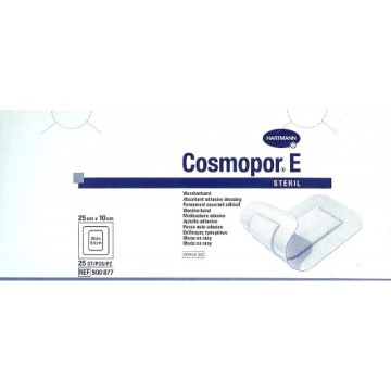 Cosmopor E Steril, Cuscinetti Adesivi 25cmx10cm 25pz