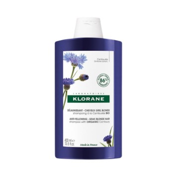 Klorane Centauree Shampoo per riflessi d'argento con Centaure BIO 400ml