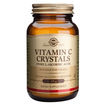 Solgar Vitamin C Crystals Pluhur me Acid Askorbik 125gr