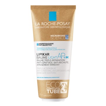 La Roche Posay Lipikar Baume Light AP+M, Омекотяващ балсам за тяло с попълване на липидите, против раздразнения и сърбеж 200 ml