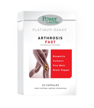 Power of Nature Platinum Range Arthrosis Fast, 20 Capsules Power of Nature Platinum Range Arthrosis Fast, 20 Capsules