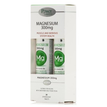 Power Of Nature Promo Magnesium 300mg 2x20 Αναβράζοντα Δισκία