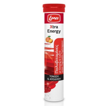 Lanes Xtra Energy Мультивитамины, для энергии, стимуляции и ясности ума, 20 мягких таблеток