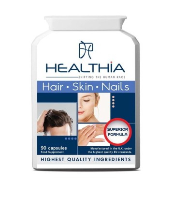 Healthia Hair, Skin & Nails, 90 κάψουλες Healthia Hair, Skin & Nails, 90 κάψουλες