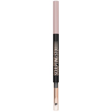 Maybelline Scultping Stix 2in1 Eyeliner 016 Black Blur, 1 τεμάχιο Maybelline Scultping Stix 2in1 Eyeliner 016 Black Blur, 1 τεμάχιο