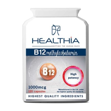 Healthia Vitamin Β12 1000mcg, 120 κάψουλες Healthia Vitamin Β12 1000mcg, 120 κάψουλες
