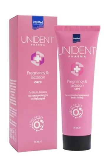 Intermed Unident Pharma Cuidado del embarazo y la lactancia, Pasta dental para... Intermed Unident Pharma Cuidado del embarazo y la lactancia, Pasta dental para...