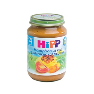 Hipp Βρεφικό Γεύμα, Μακαρόνια με Κιμά, Βιολογικής Καλλιέργειας, μετ... Hipp Βρεφικό Γεύμα, Μακαρόνια με Κιμά, Βιολογικής Καλλιέργειας, μετ...