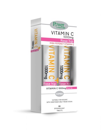 Power Health Promo High Potency Vitamin C 1000mg Rose Hip, 2x20 Ανα...