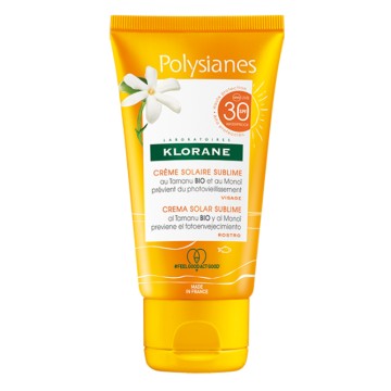 Klorane Polysianes Αντηλιακή Kρέμα Προσώπου SPF 30 με Tamanu & Mono...