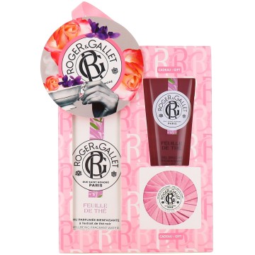 Roger & Gallet Promo Feuille De The Eau Parfumee 100 ml & Soap 50gr & Shower Gel 50ml