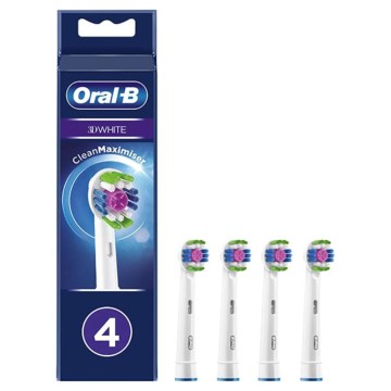 Oral B Pièces détachées 3D Blanc 4 pièces