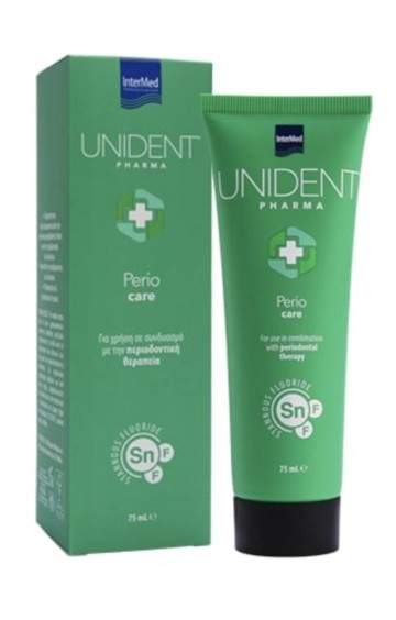 Intermed Unident Pharma Perio Care, Οδοντόκρεμα για χρήση σε συνδυασμό με την Περιοδοντική Θεραπεία 75ml