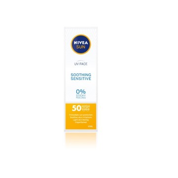 Nivean Солнцезащитный крем для лица Успокаивающий для чувствительной кожи SPF50 50 мл