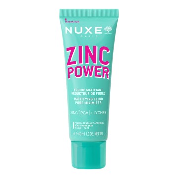 Nuxe Zinc Power Mattifying Fluid Pore Minimizer, 40ml Nuxe Zinc Power Mattifying Fluid Pore Minimizer, 40ml