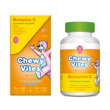 Vican Chewy Vites Kids Βιταμίνη C, 60 Ζελεδάκια Vican Chewy Vites Kids Βιταμίνη C, 60 Ζελεδάκια